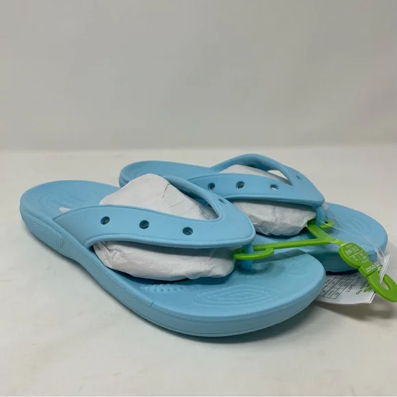 New Crocs Unisex Classic Flip Flop Sandal Arctic M5/W7 207713-411